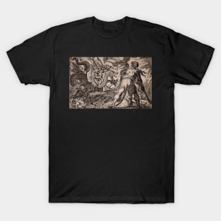 Beastly Hercules and Hydra, Unknown T-Shirt